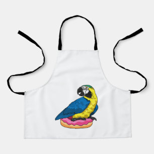 Parrot with Donut Apron