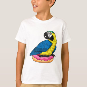 Parrot with Donut T-Shirt