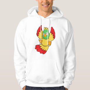 Parrot with green Head Hoodie