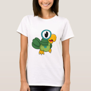 Parrot with Magnifying glass T-Shirt