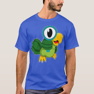 Parrot with Magnifying glass T-Shirt