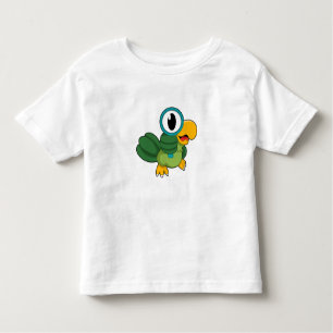 Parrot with Magnifying glass Toddler T-Shirt