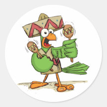 Parrot with Maracas