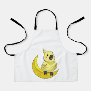 Parrot with Moon Apron