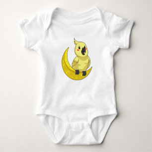Parrot with Moon Baby Bodysuit