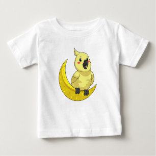 Parrot with Moon Baby T-Shirt
