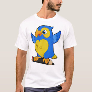 Parrot with Pencil T-Shirt