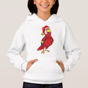 Parrot with Santa hat