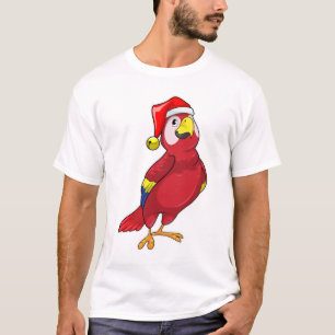 Parrot with Santa hat T-Shirt