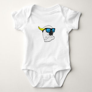 Parrot with Sunglasses Baby Bodysuit