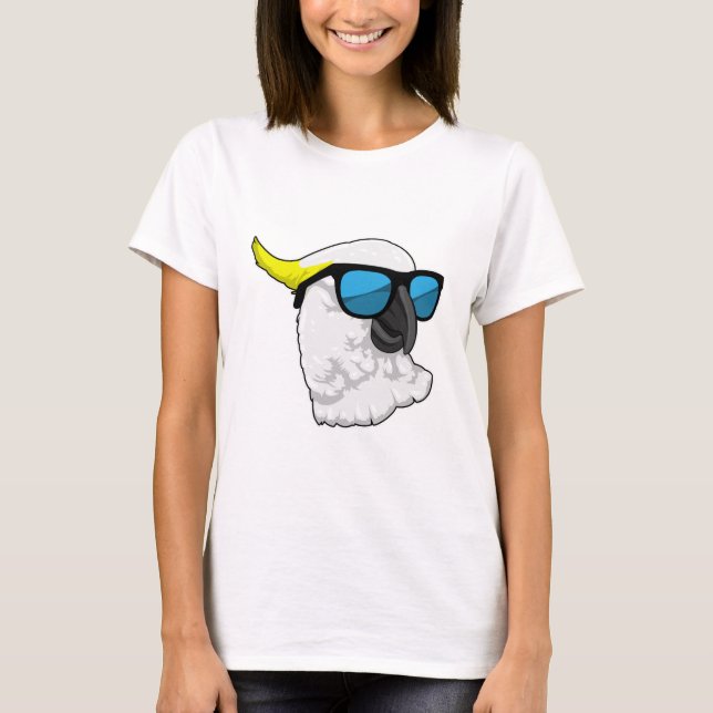 Parrot with Sunglasses T-Shirt (Front)