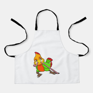 Parrot with Worm Apron