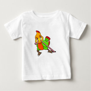 Parrot with Worm Baby T-Shirt