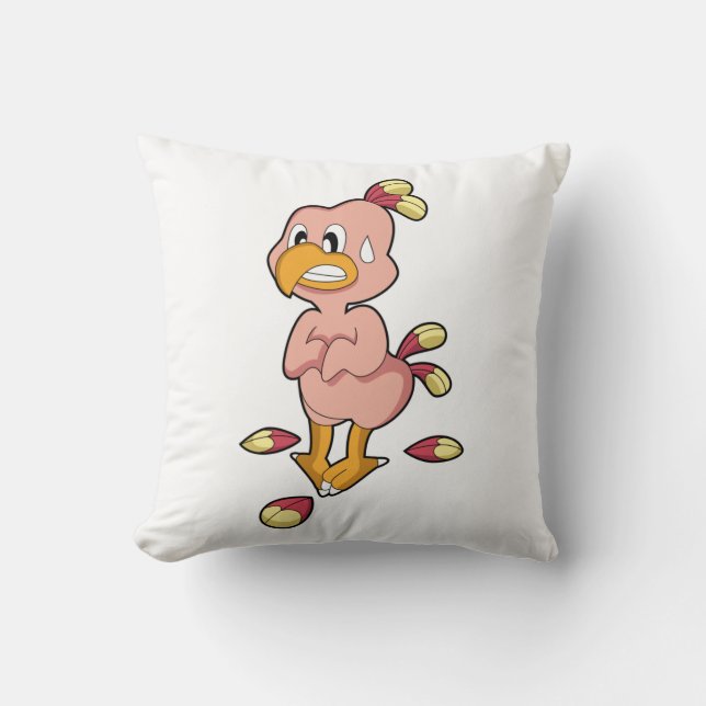 Parrot without Feathers.PNG Cushion (Front)