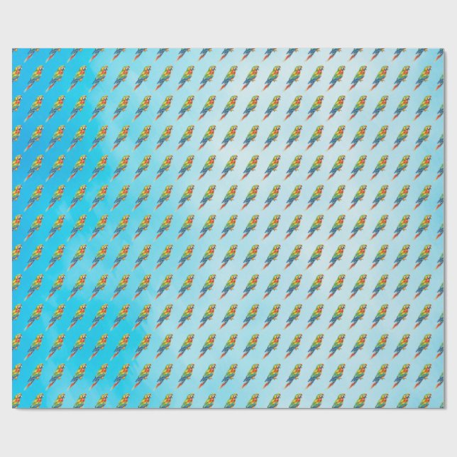 Parrot Wrapping Paper (Flat)