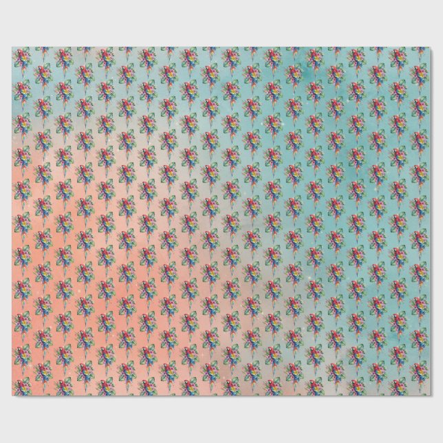 Parrot Wrapping Paper (Flat)