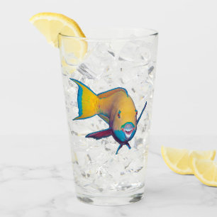 Parrotfish - Abstract Design - Cut out of photo Glass