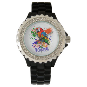 Parrots are colourful watch
