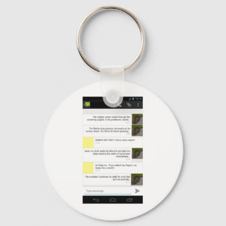 Parrots are little Raptors Merch Key Ring