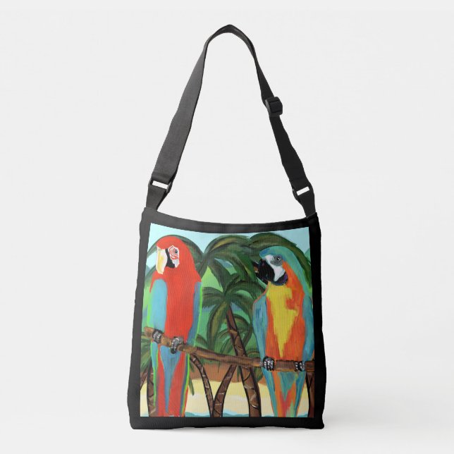 PARROTS CROSSBODY BAG (Front)