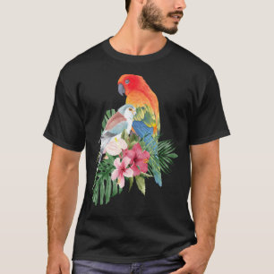 Parrots Exotic Birds Ara Cockatoo Zoo Animal Ornit T-Shirt