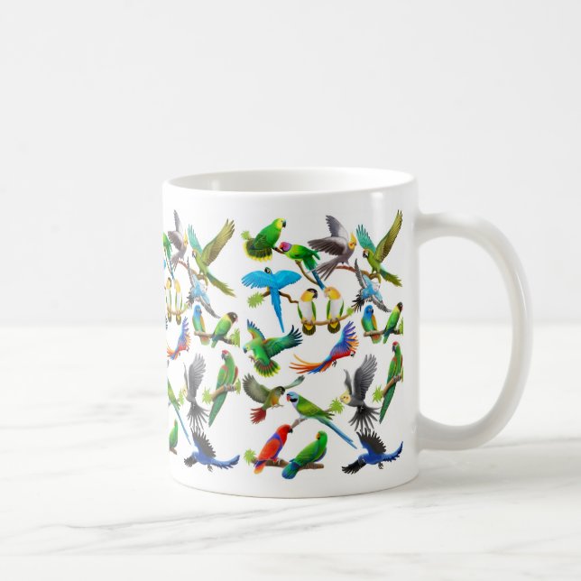 Parrots Galore Mug (Right)