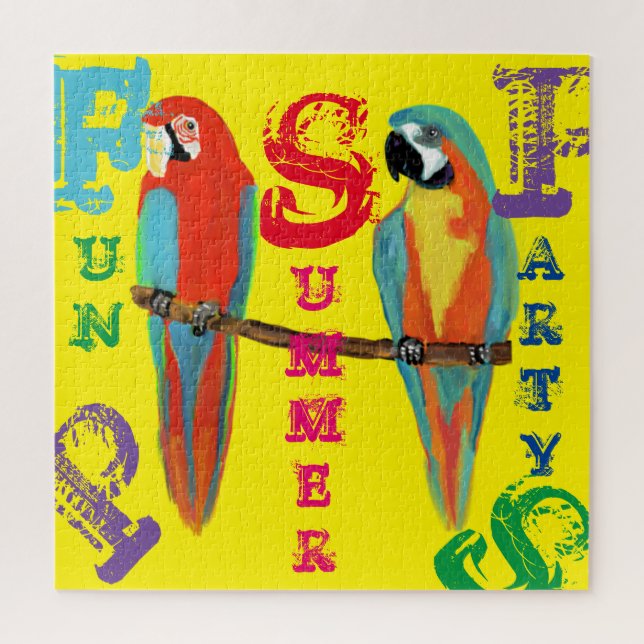 PARROTS JIGSAW PUZZLE (Vertical)