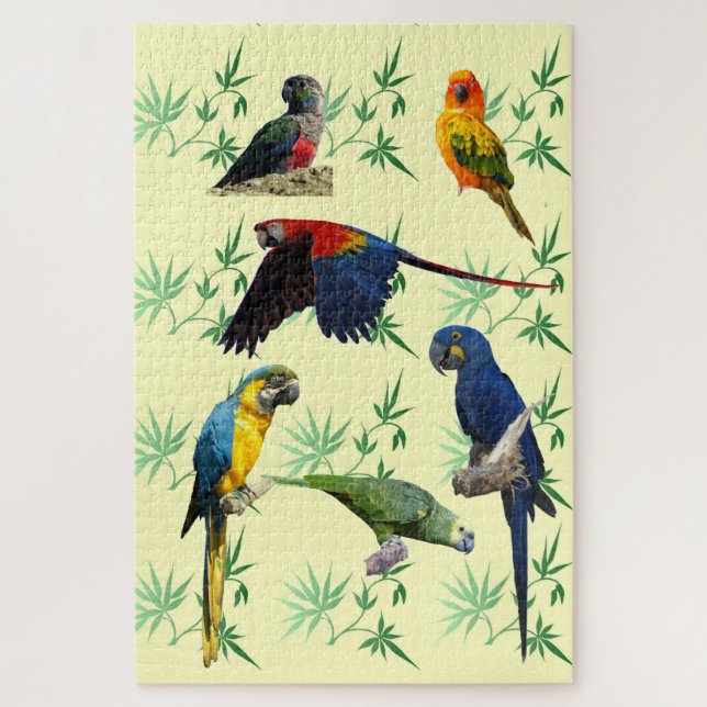 Parrots Jigsaw Puzzle (Vertical)