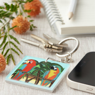 PARROTS KEY RING