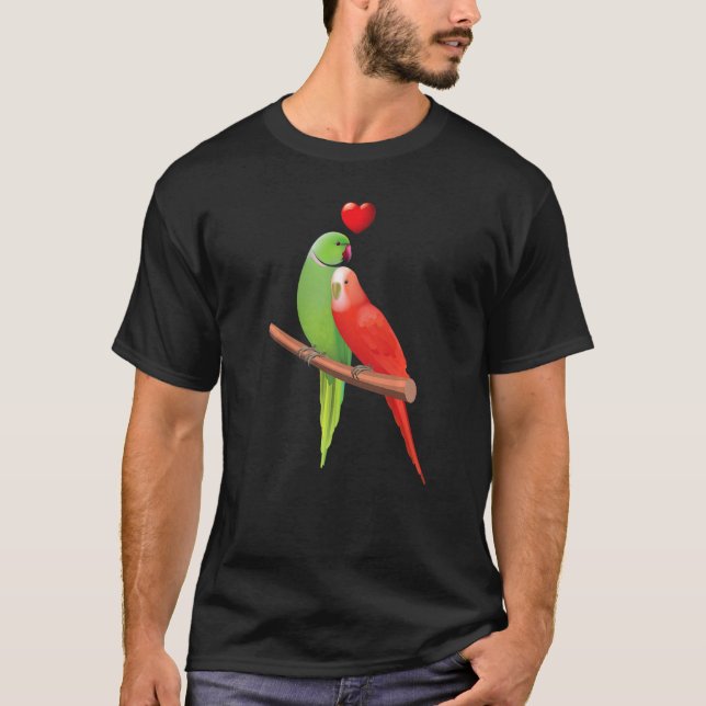 Parrots Lovebirds Exotic Bird Ara Macaw Cockatoo Z T-Shirt (Front)