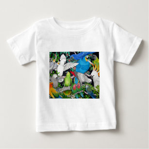 Parrots of the World Baby T-Shirt
