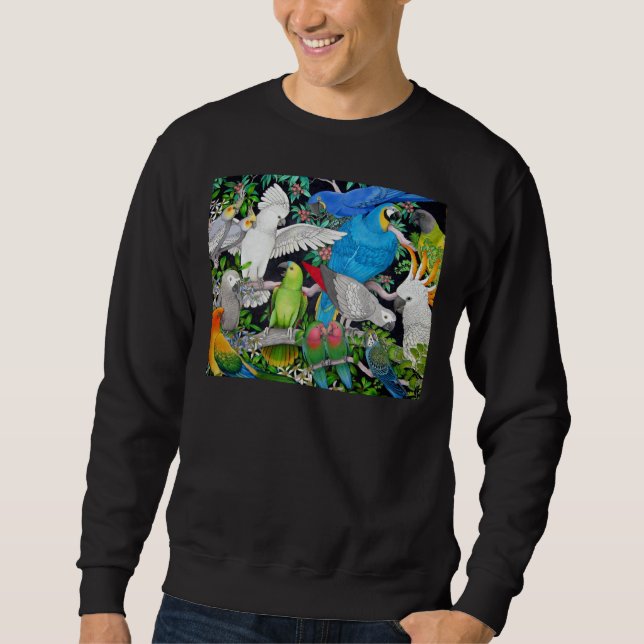 Parrots of the World Sweatshirt (Front)