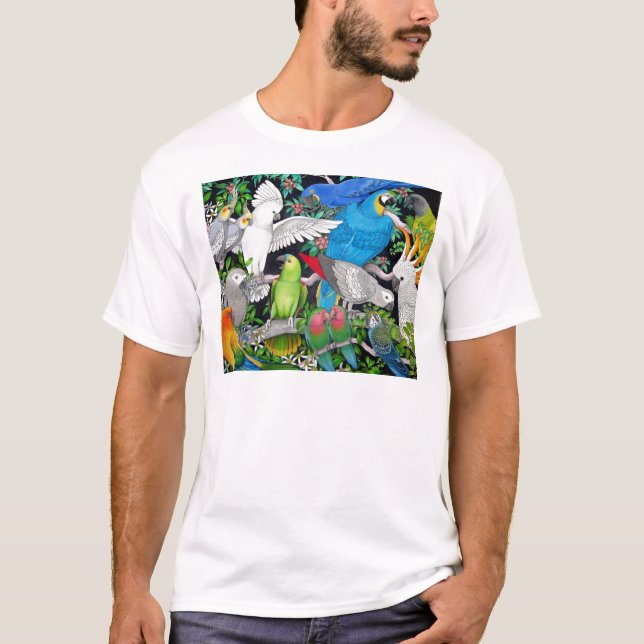 Parrots of the World T-Shirt (Front)