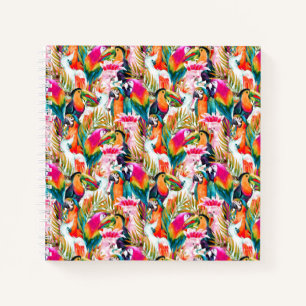 Parrots & Palm Leaves Notebook