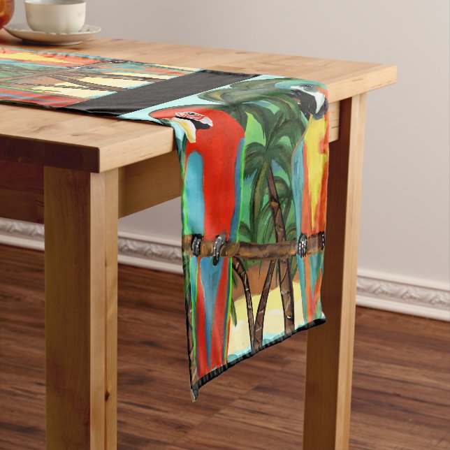 PARROTS SHORT TABLE RUNNER (In Situ)