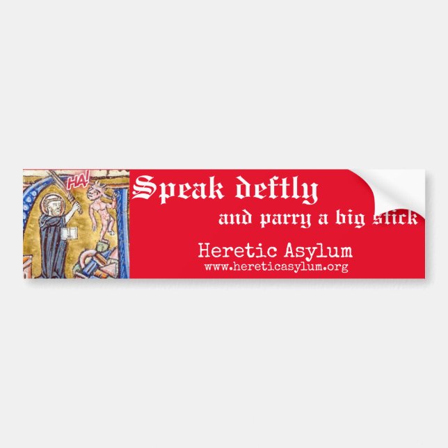 Parry a Big Stick Bumper Sticker (Front)
