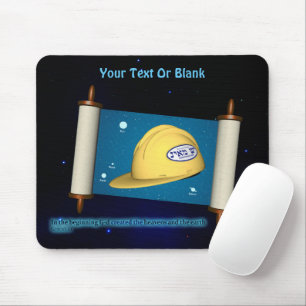 Parshat Bereshit - Yesh M'ayn Construction Mouse Pad