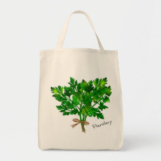 Parsley Herb Grocery Tote