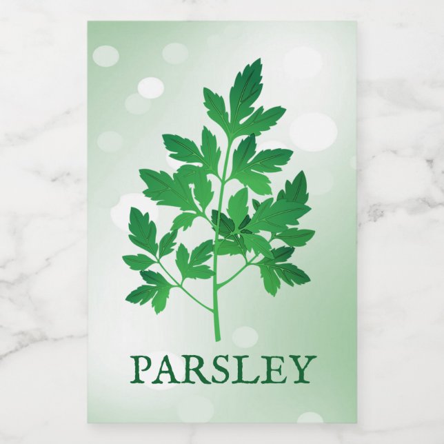 Parsley Herbs Label (Single Label)