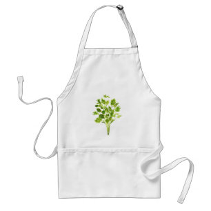 Parsley herbs Parsley print Standard Apron