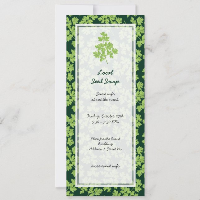 Parsley Invitation (Back)