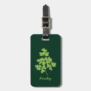 Parsley Luggage Tag