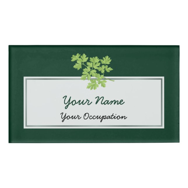 Parsley Name Tag (Front)