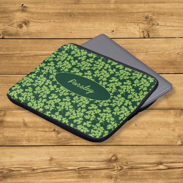 Parsley Pattern Laptop Sleeve (Creator Uploaded)