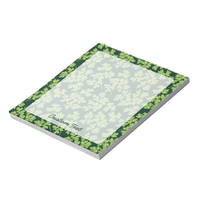Parsley Pattern Notepad (Rotated)