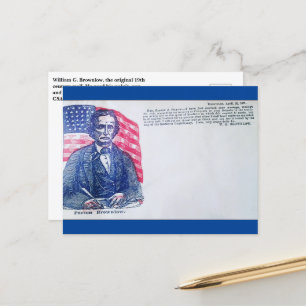 Parson Brownlow quote postcard