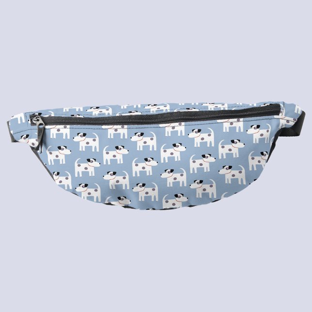 Parson Jack Russell Terrier Dog Bum Bags (Parson Jack Russell Terrier Dog pattern blue fanny pack)