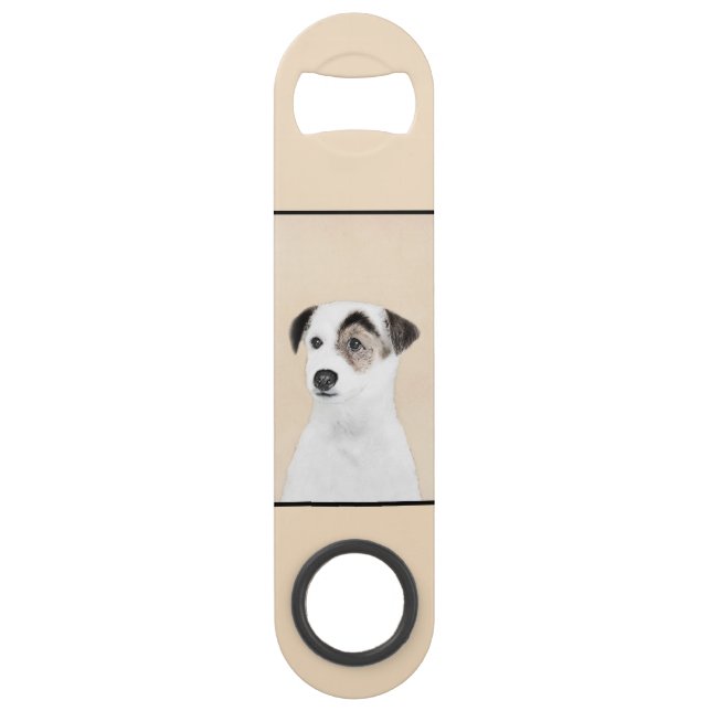 Parson Jack Russell Terrier Painting - Dog Art (Back)