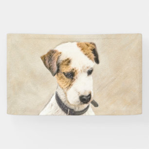 Parson Jack Russell Terrier Painting - Dog Art Banner