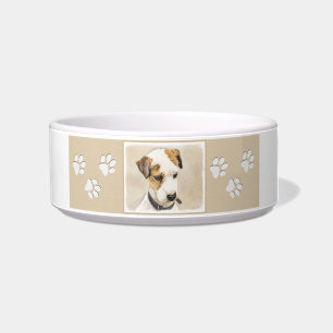 Parson Jack Russell Terrier Painting - Dog Art Bowl